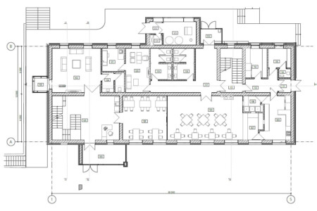 Functional plan of the 1st floor Functional plan of the 1st floor
