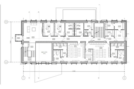 Functional plan of the 1nd floor Functional plan of the 1nd floor